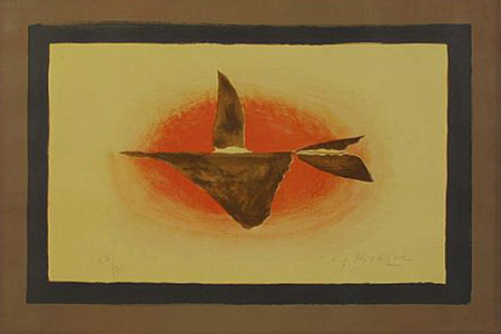 Georges Braque, ‘Au Couchant (Oiseaux XVI)’, 1958, Print, Lithograph, F.L. Braswell Fine Art