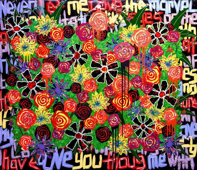 Daniel Mazzone, ‘Graffiti Flowers’, 2018, Robin Rile Fine Art