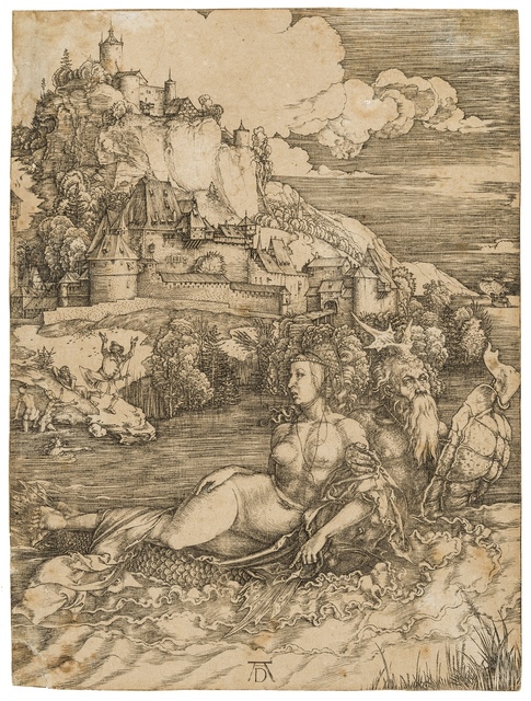 Albrecht Dürer, ‘The Sea Monster’, circa 1498, Print, Engraving, Forum Auctions