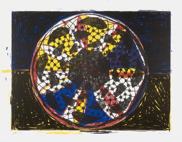 Terry Winters, ‘Clocks and Clouds/4’, 2013, Print, 5 color lithograph, Gemini G.E.L.