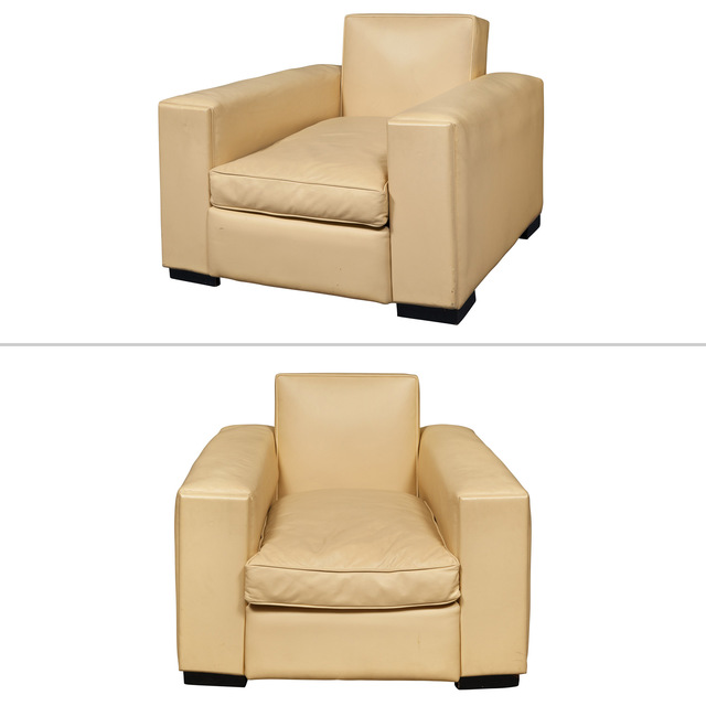 ‘Pair of Art Deco Style Leather Upholstered Club Chairs’, Design/Decorative Art, Doyle