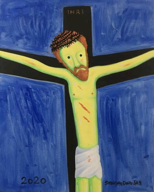 Shen Jingdong, ‘Jesus’, 2020, Painting, Oil on canvas, Yang Gallery
