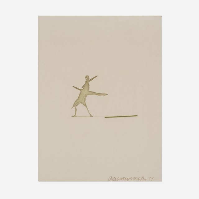 Robert Rauschenberg, ‘Cunningham Relief (from Merce Cunningham portfolio)’, 1974, Rago/Wright
