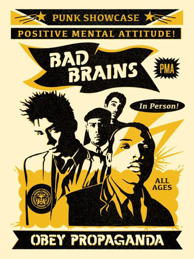Shepard Fairey (OBEY), ‘Bad Brains’, 2016, NextStreet Gallery
