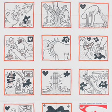 Keith Haring, Keith Haring Apocalypse exhibit poster  (1999)