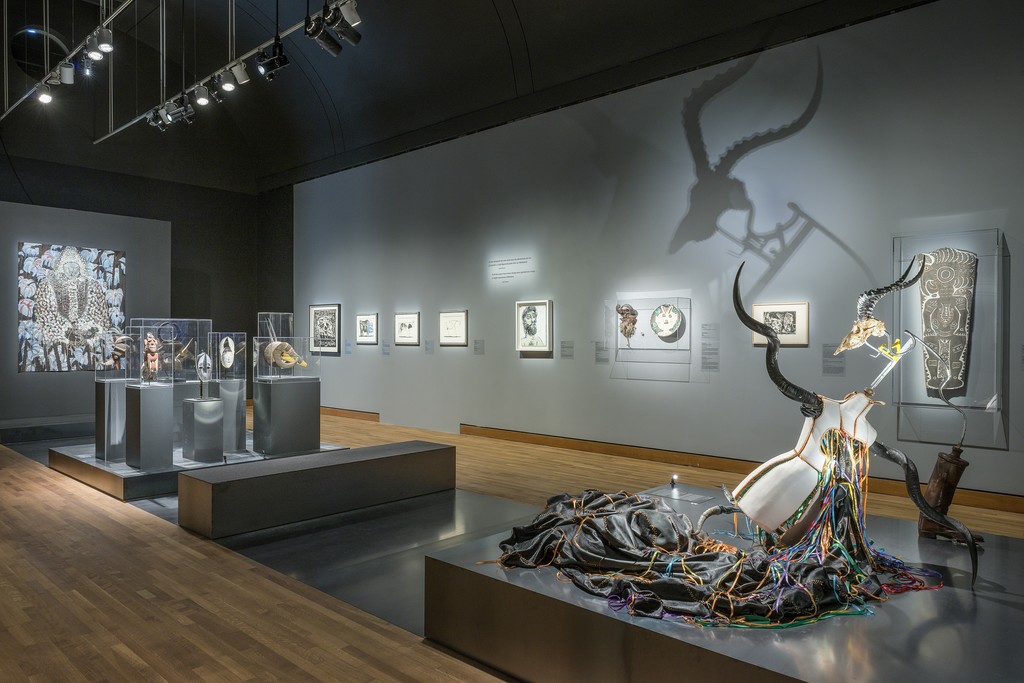 View of the exhibition From Africa to the Americas: Face-to-face Picasso, Past and Present. The Montreal Museum of Fine Arts, May 12 to September 16, 2018. © Estate of Picasso / SODRAC (2018). Photo: MMFA, Denis Farley. View of the exhibition From Africa to the Americas: Face-to-face Picasso, Past and Present. The Montreal Museum of Fine Arts, May 12 to September 16, 2018. © Estate of Picasso / SODRAC (2018). Photo: MMFA, Denis Farley.
