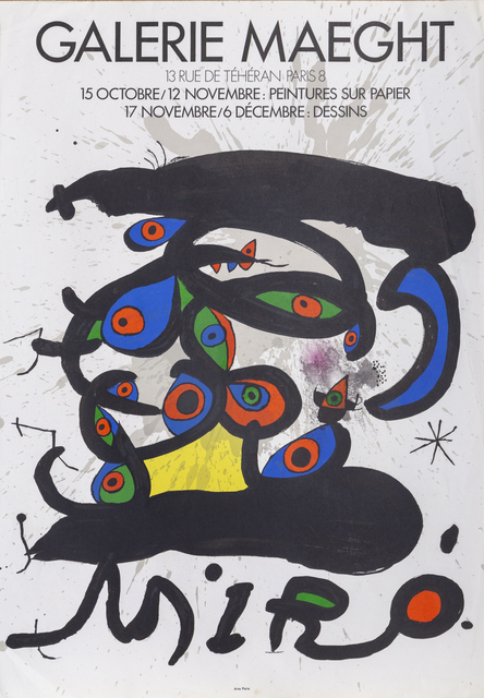 Joan Miró, ‘Galerie Maeght’, 1971, Ephemera or Merchandise, Lithograph, RoGallery