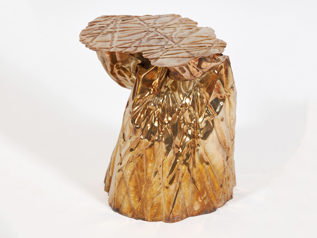 Christopher Prinz, ‘Wrinkled Side Table’, 2018, Patrick Parrish Gallery