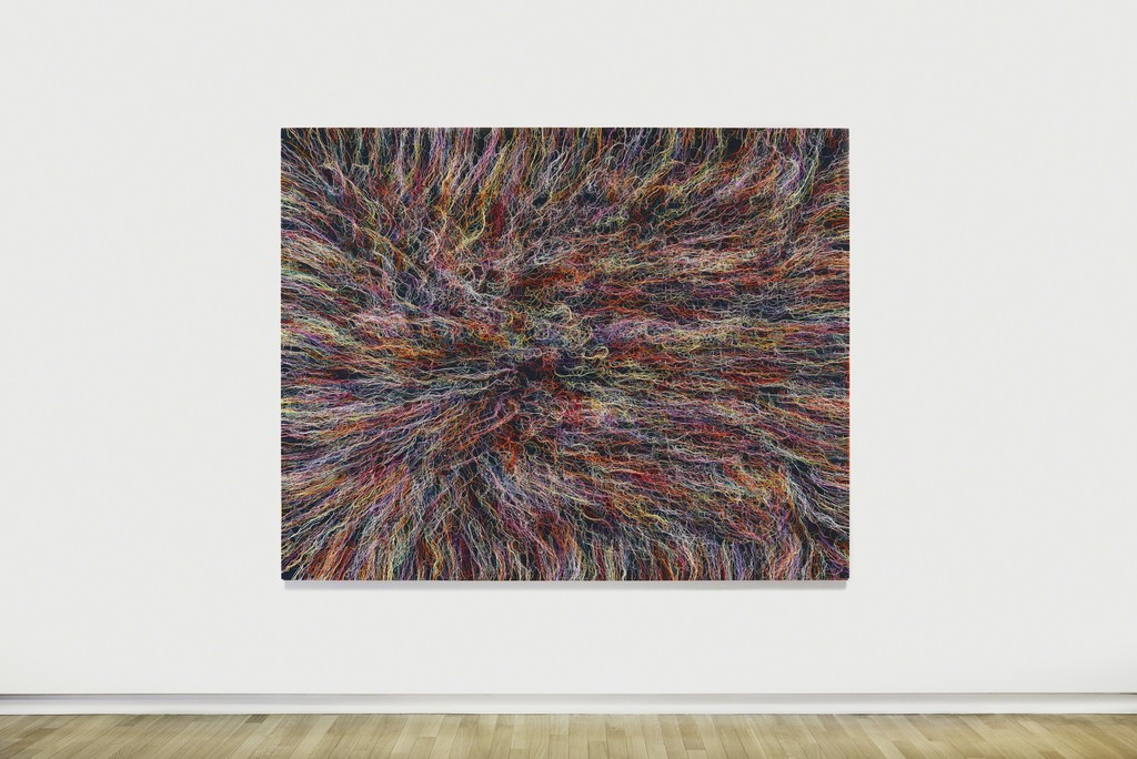 My Bang-RFGA, 2012
Acryl, Stickerei und Gelmedium auf Leinwand
176.5 x 223.5 cm
Photo: Christian Kain / Louis Vuitton
Copyright: Adagp, Paris 2015 My Bang-RFGA, 2012
Acryl, Stickerei und Gelmedium auf Leinwand
176.5 x 223.5 cm
Photo: Christian Kain / Louis Vuitton
Copyright: Adagp, Paris 2015
