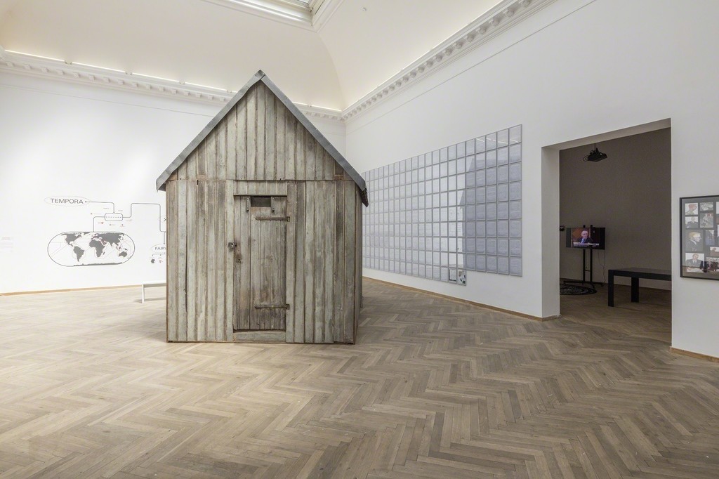 Lutz Dammbeck, "Cabin", 2003. A reconstructino of the Unabomber’s cabin. Installation view from 'Whistleblowers & Vigilantes, Kunsthal Charlottenborg, 2017. Photo by Anders Sune Berg. Lutz Dammbeck, "Cabin", 2003. A reconstructino of the Unabomber’s cabin. Installation view from 'Whistleblowers & Vigilantes, Kunsthal Charlottenborg, 2017. Photo by Anders Sune Berg.