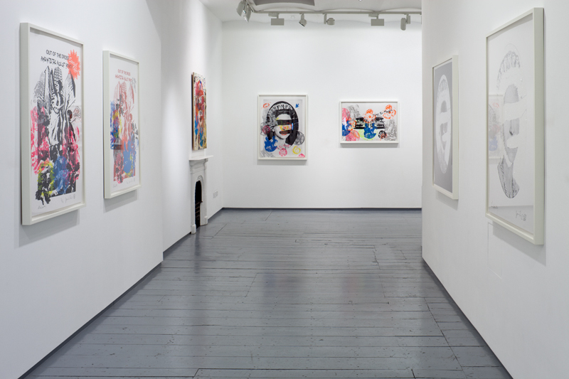 Installation at Paul Stolper Gallery - JAMIE REID / Out of the Dross -
December 08, 2011 - January 14, 2012 Installation at Paul Stolper Gallery - JAMIE REID / Out of the Dross -
December 08, 2011 - January 14, 2012