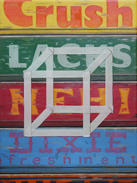 Robert C. Jackson, ‘Little Cube’, 2019, Painting, Oil on Canvas, M.A. Doran Gallery