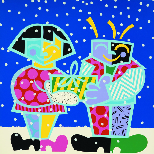 Romero Britto, ‘Best Buddies’, 1994, Print, Serigraph, Best Buddies International