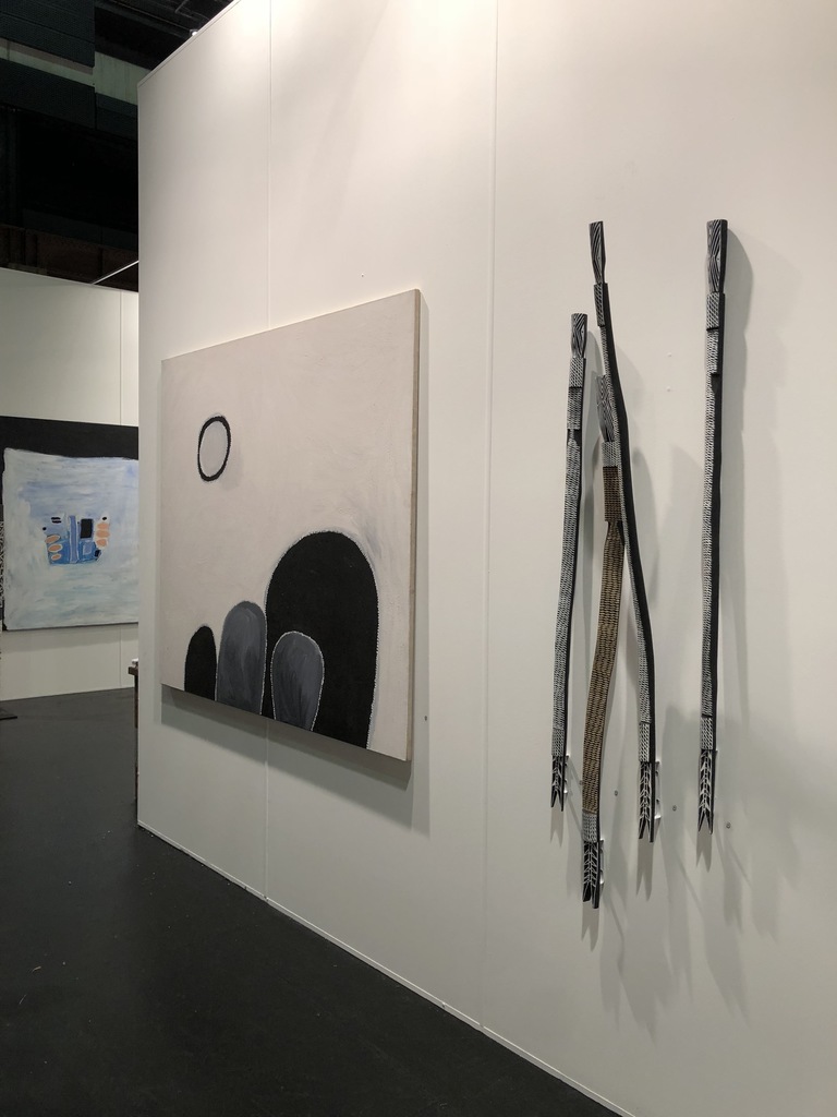 Cooee Art is Australia’s oldest exhibiting Indigenous art gallery. Since first working with Aboriginal artists in 1981, it has presented the finest Australian Aboriginal art through exhibitions and events in Australia, Europe and the Americas. With more that 3000 works of art by over 150 individual artists its extensive stockroom encompasses a wide range of regional and individual styles. Cooee Art is Australia’s oldest exhibiting Indigenous art gallery. Since first working with Aboriginal artists in 1981, it has presented the finest Australian Aboriginal art through exhibitions and events in Australia, Europe and the Americas. With more that 3000 works of art by over 150 individual artists its extensive stockroom encompasses a wide range of regional and individual styles.