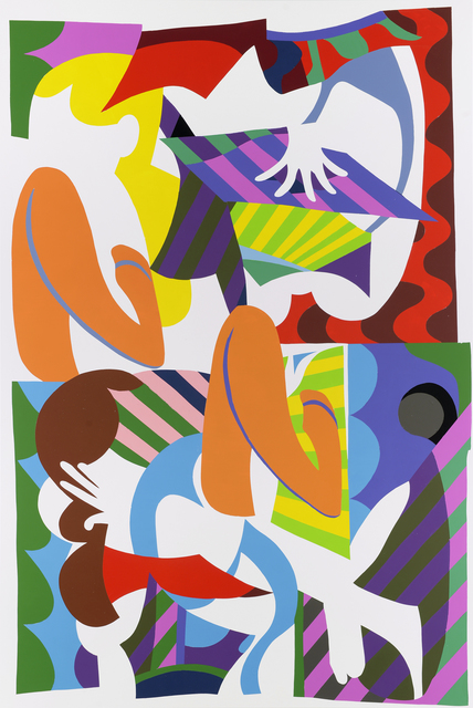 Christoph Ruckhäberle, ‘untitled (patterns)’, 2019, Painting, Oil on canvas, Galerie Kleindienst