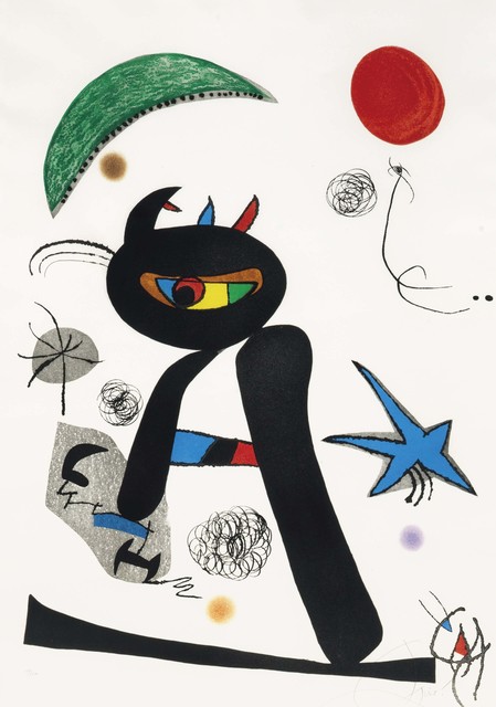 Joan Miró, ‘Barbare dans la neige’, 1976, Christie's
