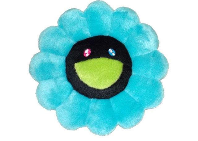 Takashi Murakami, ‘FLOWER CUSHION BLUE & BLACK’, 2018, Design/Decorative Art, Polyester and acrylic, Marcel Katz Art