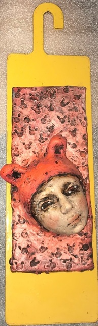 Elissa Farrow-Savos, ‘Pussy Hat’, Sculpture, Polymer clay and found object, Zenith Gallery