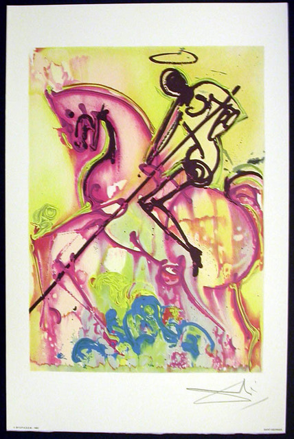 Salvador Dalí, ‘Saint Georges’, 1983, Print, Lithograph on vélin d'Arches paper, Samhart Gallery