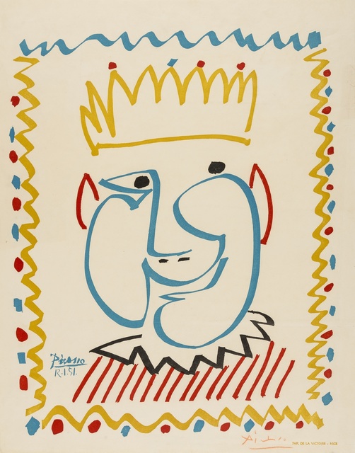 Pablo Picasso, ‘Tête de Roi’, 1951, Forum Auctions