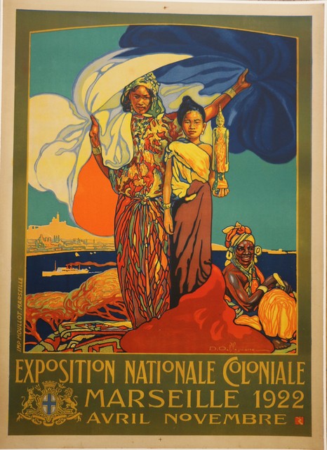 David Dellepiane, ‘Poster for the 1922 Marseille Colonial Show by D. Dellepiane, Art Deco, France’, 1921, Avant-Garde Gallery
