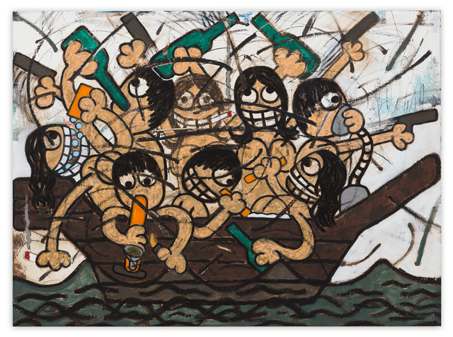 Jay Stuckey, ‘Ship of Fools’, 2018, Painting, Oil on canvas, Anna Zorina Gallery