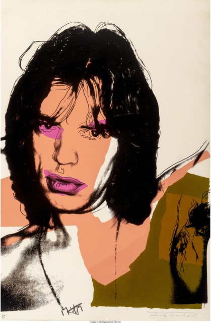 Andy Warhol, ‘Mick Jagger, from the Mick Jagger portfolio’, 1975, Heritage Auctions