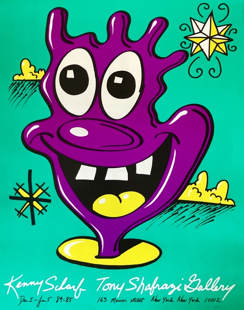 Kenny Scharf, ‘Kenny Scharf 1984 exhibit poster’, 1984, Lot 180