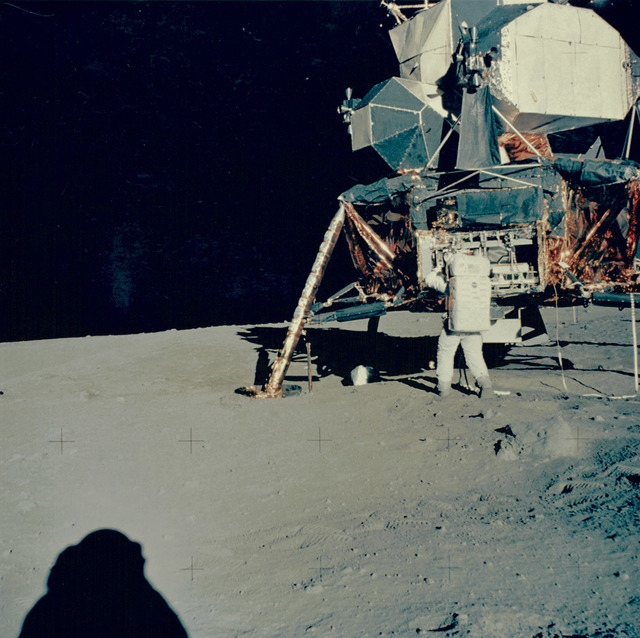 NASA, ‘Apollo 11: Buzz Aldrin unpacks experiments from Lunar Module’, 1969, Repetto Gallery