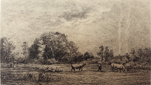 Charles François Daubigny, ‘Lever de Lune’, 1861, Graves International Art