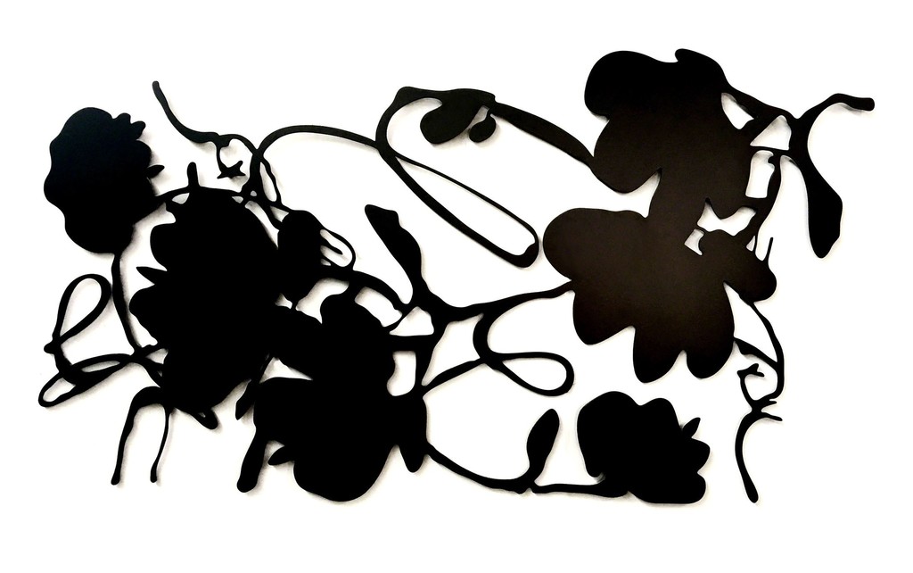 Donald Sultan "Black Lantern Flowers" Donald Sultan "Black Lantern Flowers"