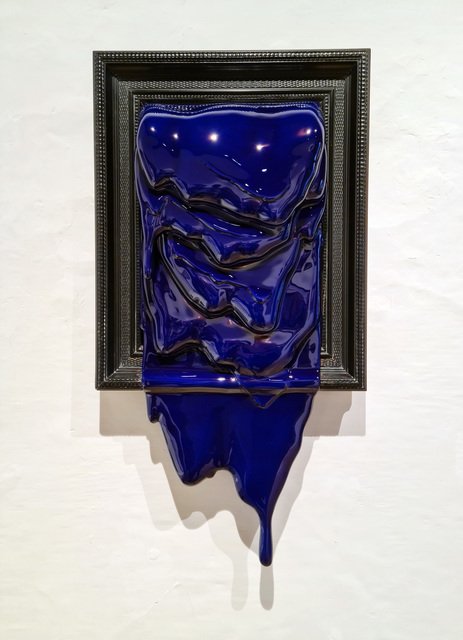 Carlos Nicanor, ‘Tiempo de espera’, 2021, Sculpture, Carved wood, painting and frame, Galería Artizar