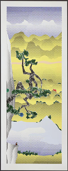 Roy Lichtenstein, ‘Landscape with Poet’, 1996, Print, 16-color lithograph and screenprint, Talley Dunn Gallery