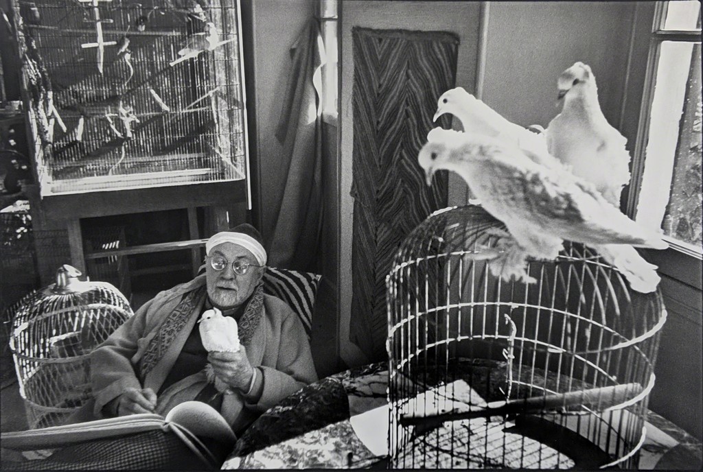 henri matisse in his home, vence, france, 1944