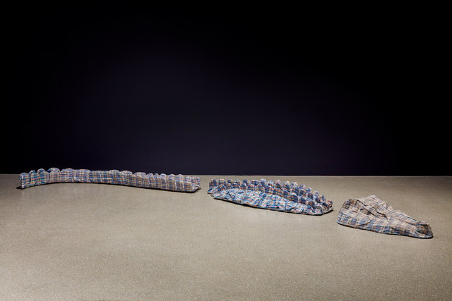 Dan Halter, ‘Cross the river in a crowd and the crocodile won’t eat you (Blue)’, 2019, WHATIFTHEWORLD