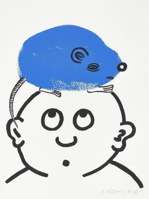 Keith Haring - ”The Story of Red and Blue”, 1-20