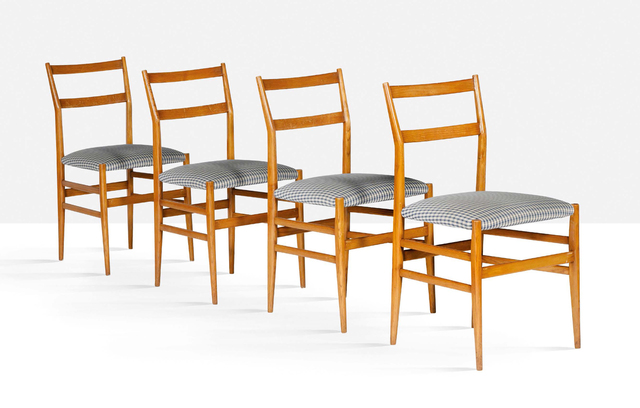 Gio Ponti, ‘Set of 4 Leggera chairs’, 1952, Aguttes