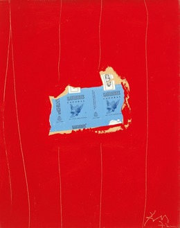 Robert Motherwell, ‘Gauloises with Scarlet No. 1’, 1972, Dedalus Foundation