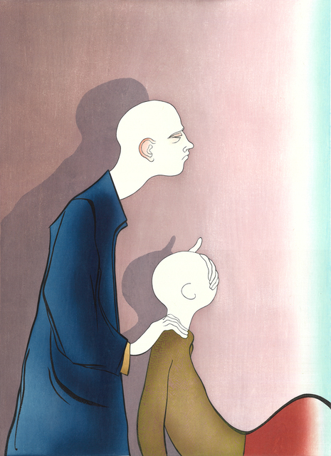 Sanya Kantarovsky, ‘Curtain’, 2019, Print, Woodblock print on washi paper, Luhring Augustine
