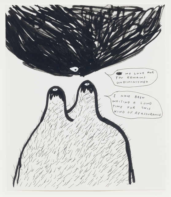 David Shrigley, ‘My love for you remains’, 1998, Mireille Mosler Ltd.