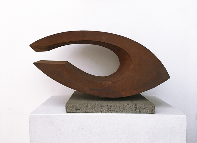 Beverly Pepper, ‘Horizontal Twist Version I’, 2008, Sculpture, Cor-ten steel, Leslie Sacks Gallery
