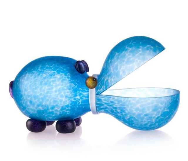 Borowski Glass, ‘Hippo Bowl: 24-01-68 in Light Blue’, 2018, Art Leaders Gallery