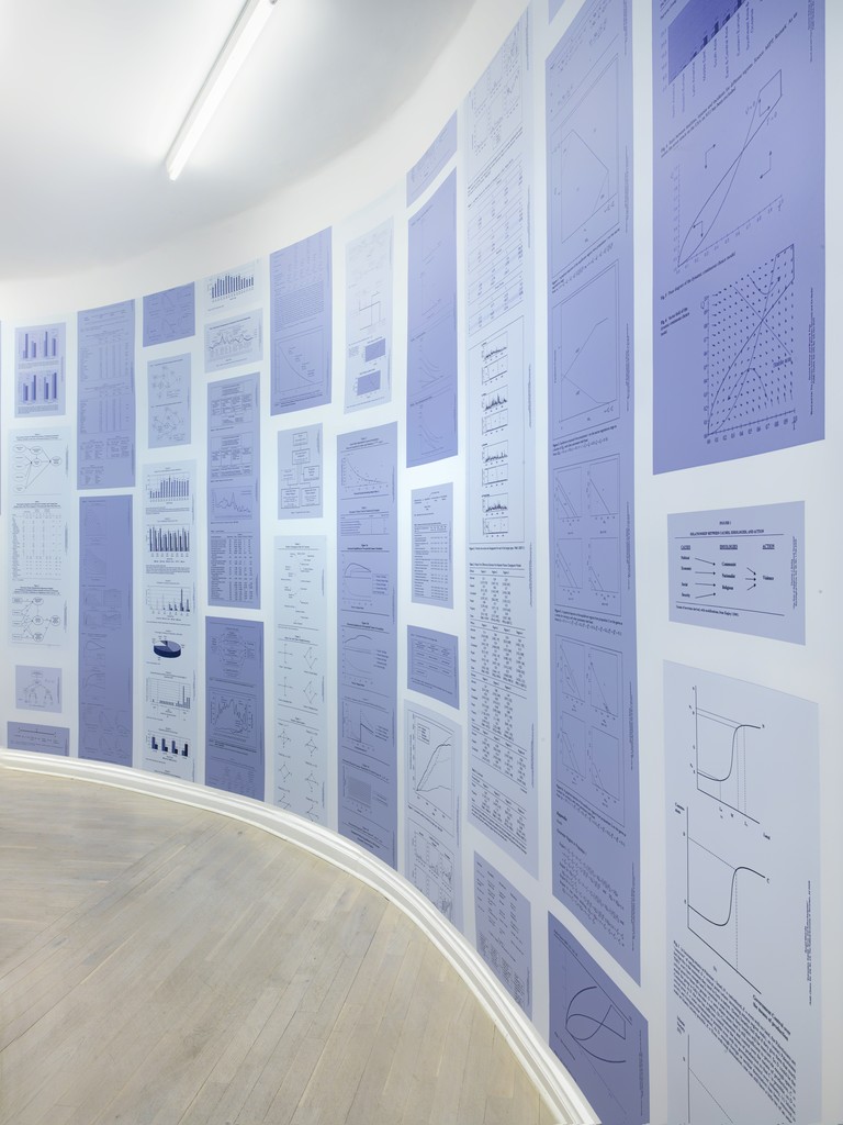 Eric Baudelaire,
FRAEMWROK FRMAWREOK FAMREWROK..., ,
2016,
Wallpaper, variable dimensions (144 linear meters total), Edition 2/5,
Installation view of "A Form that Accommodates the Mess", Barbara Wien, Berlin 2016 Eric Baudelaire,
FRAEMWROK FRMAWREOK FAMREWROK..., ,
2016,
Wallpaper, variable dimensions (144 linear meters total), Edition 2/5,
Installation view of "A Form that Accommodates the Mess", Barbara Wien, Berlin 2016