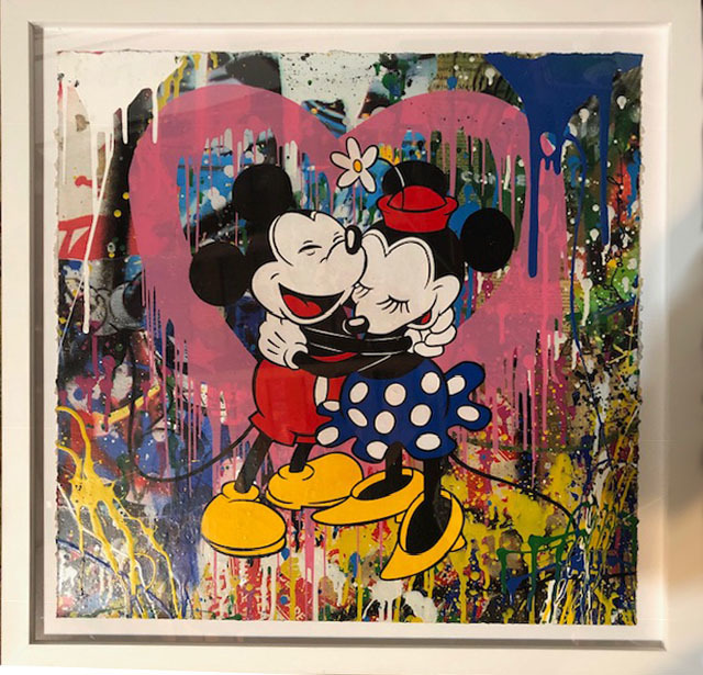 Mr. Brainwash, ‘Mickey & Minnie’, 2018, Robin Rile Fine Art