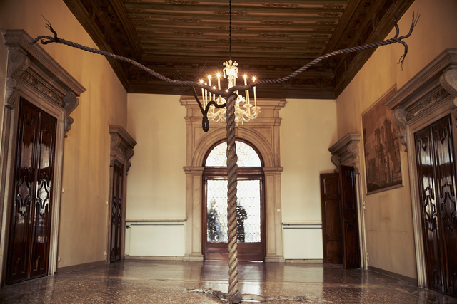 Graham Fagen, ‘The Rope Tree (Installation view)’, 2015, 56th Venice Biennale