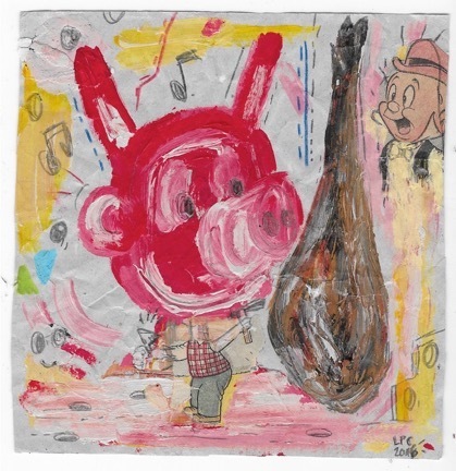 Luis Pérez Calvo, ‘Ole jamoncito’, 2016, Blanca Soto Arte