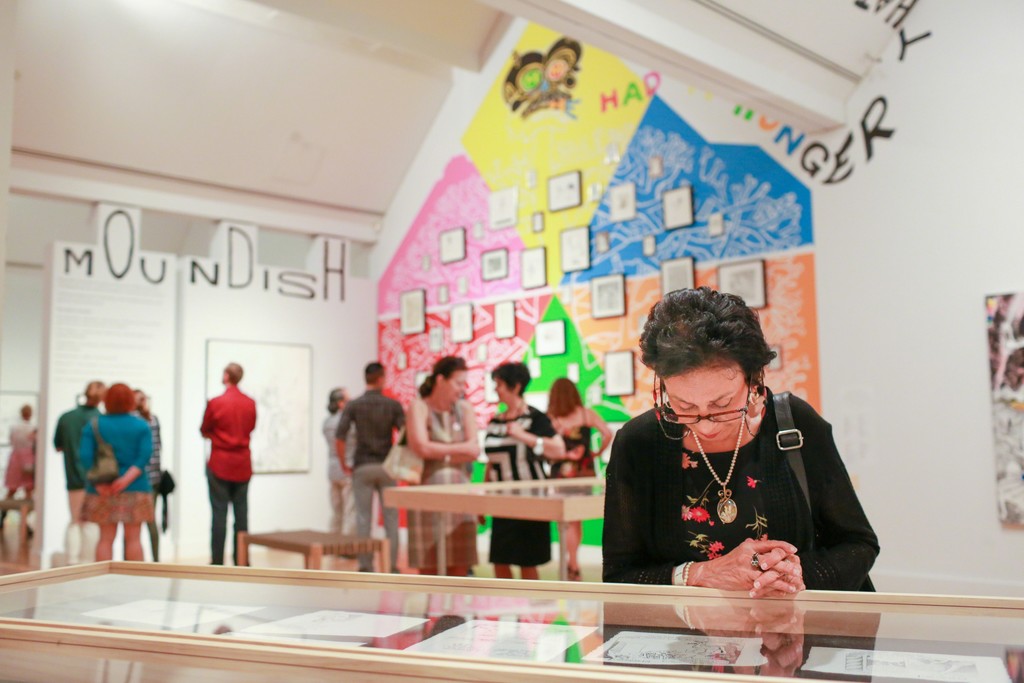 Trenton Doyle Hancock: Skin and Bones, 20 Years of Drawing Installation view at the Virginia Museum of Contemporary Art. Photograph by Fresh Look Photography Trenton Doyle Hancock: Skin and Bones, 20 Years of Drawing Installation view at the Virginia Museum of Contemporary Art. Photograph by Fresh Look Photography