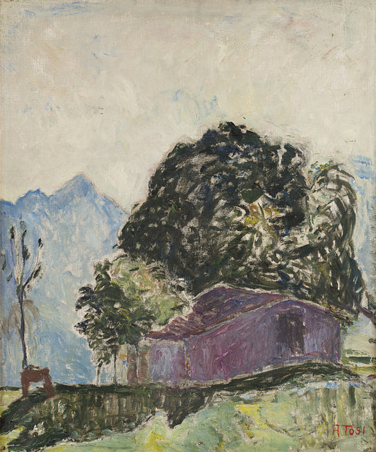 Arturo Tosi, ‘La baita’, 1925, Painting, Oil on canvas, Finarte
