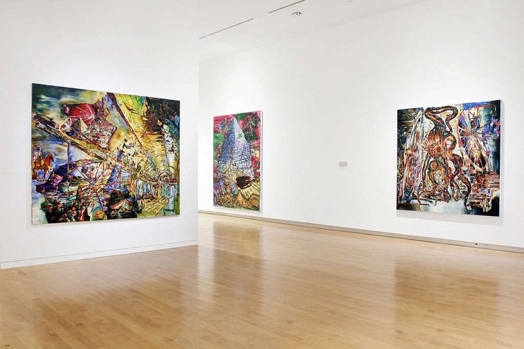Steve DiBenedetto: Evidence of Everything, November 15, 2015 -April 3, 2016 (The Aldrich Contemporary Art Museum installation view).
Photo: Chad Kleitsch
Steve DiBenedetto: Evidence of Everything, November 15, 2015 -April 3, 2016 (The Aldrich Contemporary Art Museum installation view).
Photo: Chad Kleitsch