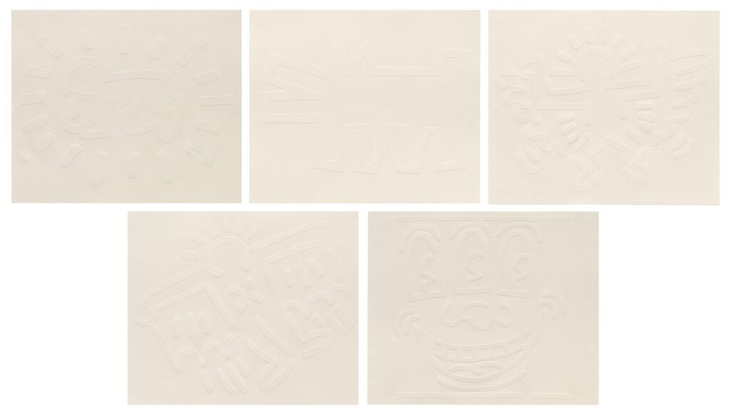 Keith Haring - White Icons